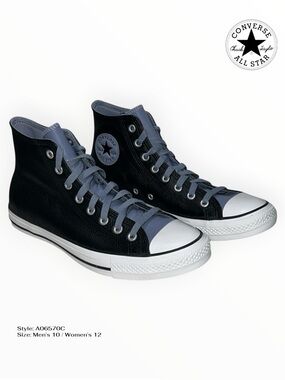 Converse CTAS HI Sneakers Black Thunder Daze Unisex Men’s 10 / Women’s 12